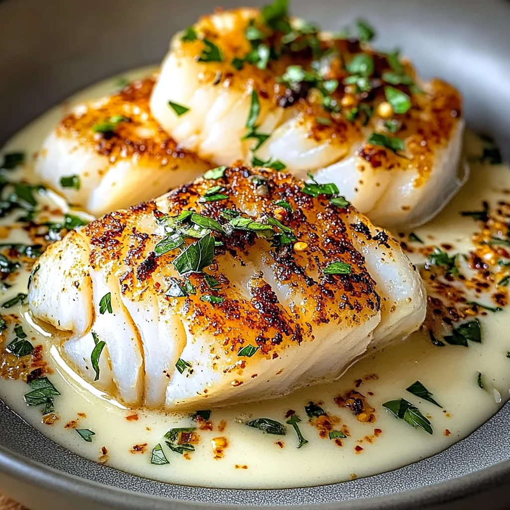 Pan-Seared Cod with Garlic Cream Sauce: An Amazing Ultimate Recipe