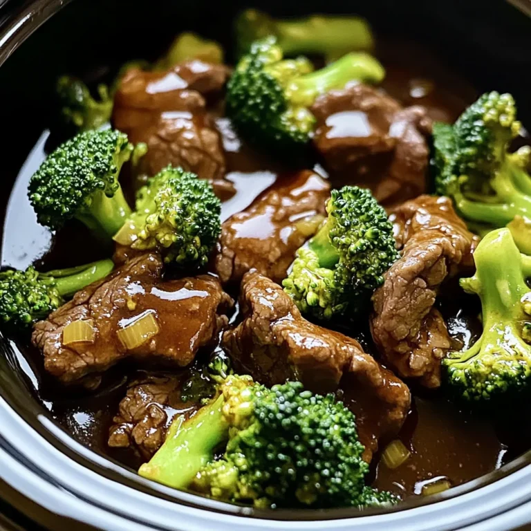 Savory Crock Pot Beef and Broccoli - Alrightwithme