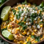 Slow Cooker Street Corn Chicken: Creamy, Zesty, and Effortless Dinner Magic