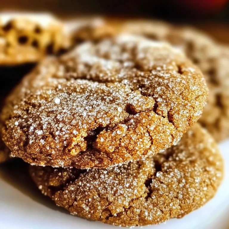 Soft Batch Apple Cider Gingersnap Cookies