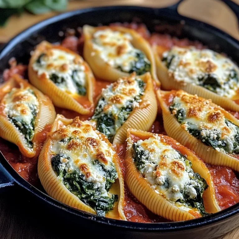 Spinach and Ricotta Stuffed Shells Recipe