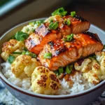 Sriracha Honey Salmon Bowls