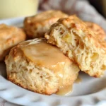 Apple Biscuits with Honey Butter Glaze