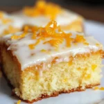 BEST Orange Drizzle Traybake Cake
