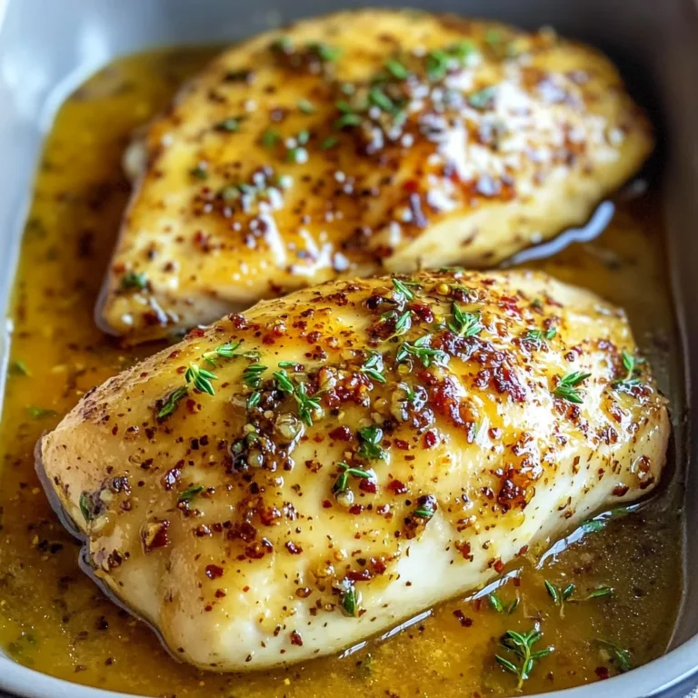 Baked Honey Mustard Chicken Breasts