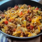 Cabbage Roll Skillet (Easy Keto Ground Beef Dinner Recipe)