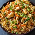 Chicken Chow Mein with the Best Chow Mein Sauce