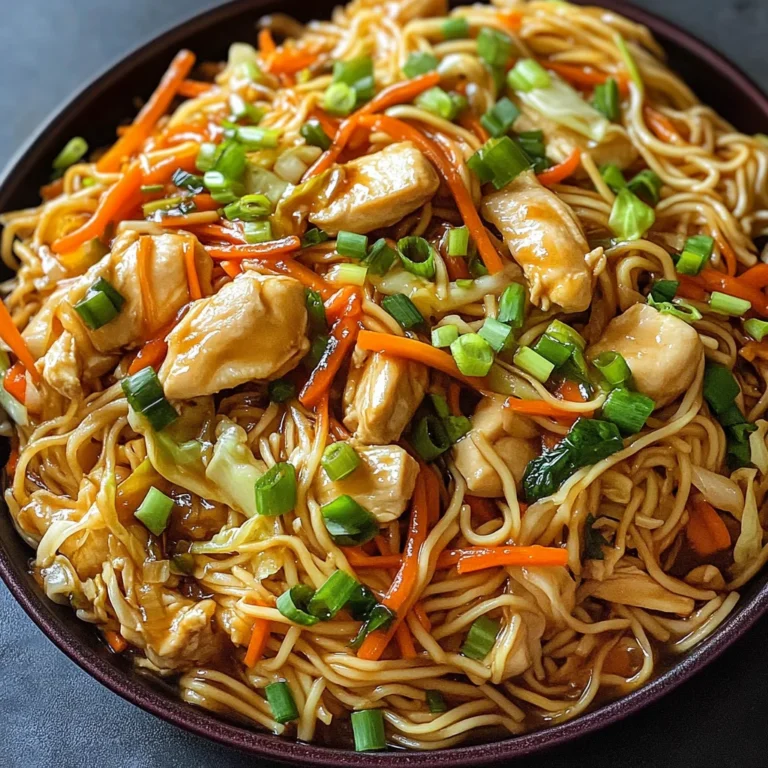 Chicken Chow Mein with the Best Chow Mein Sauce
