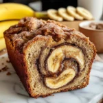 Cinnamon Swirled Banana Bread