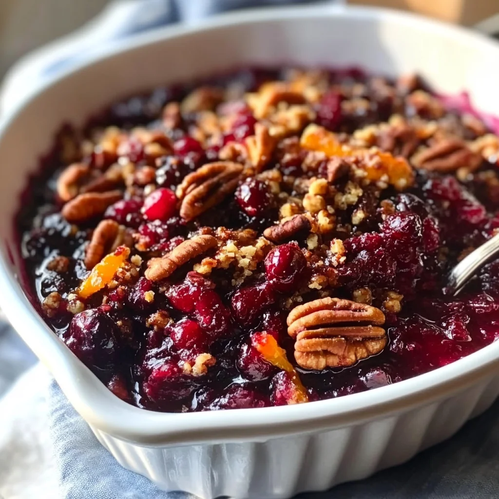 Cranberry Orange Pecan Crisp
