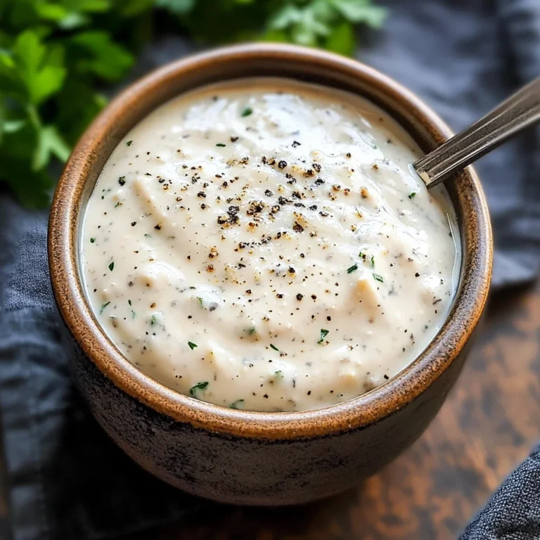 Creamy Parmesan Peppercorn Dressing
