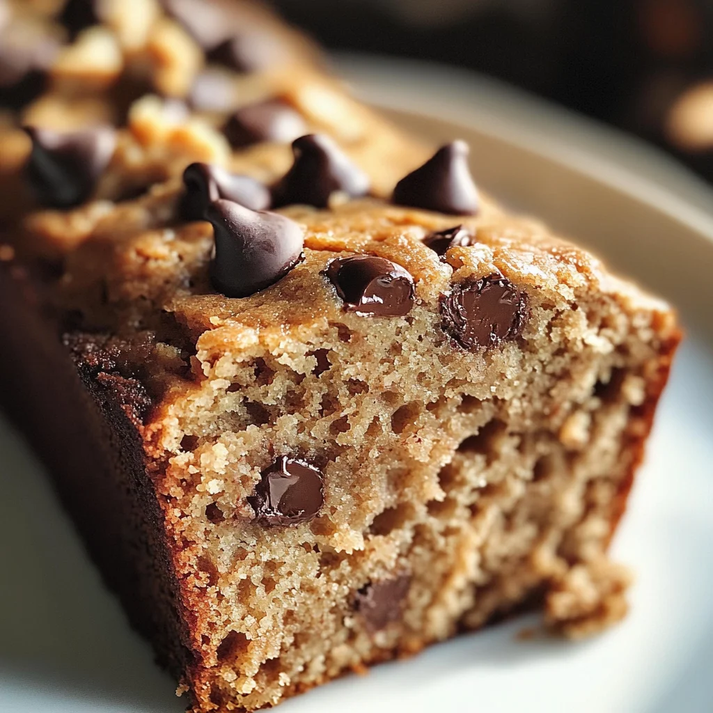 Easy Peanut Butter Chocolate Chip Banana Bread Recipe