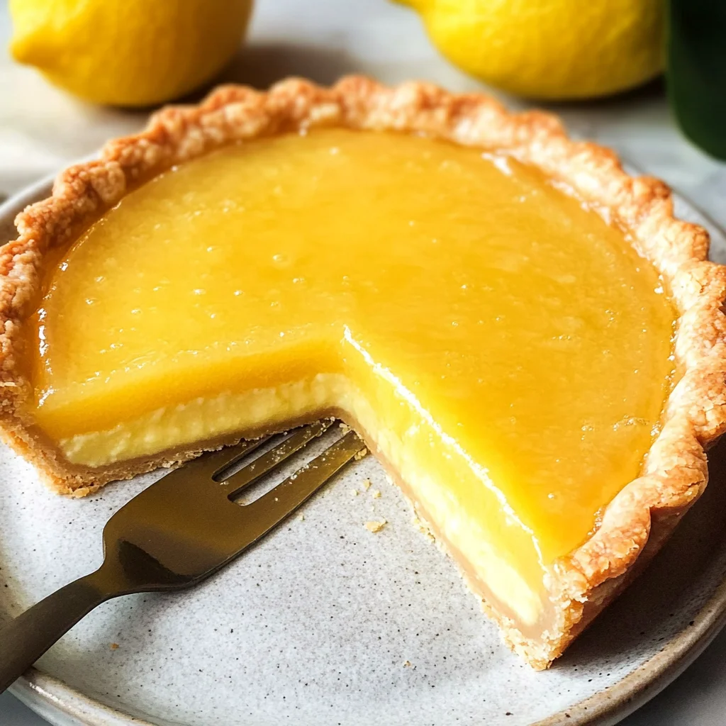 French Lemon Tart W/ Lemon Curd