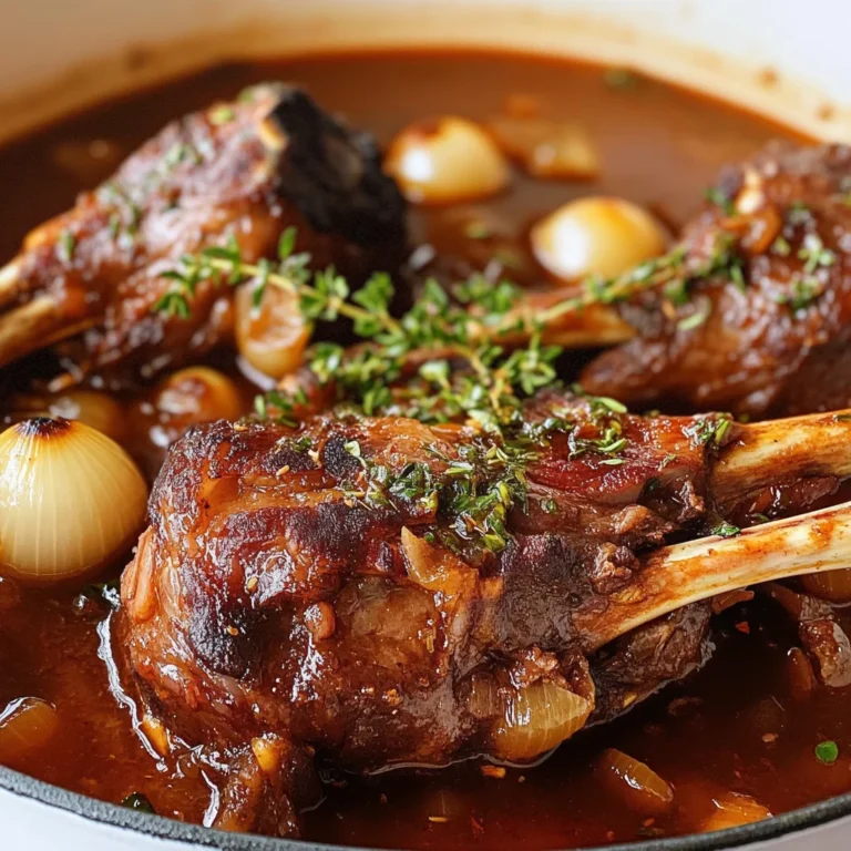 Greek-Style Braised Lamb Shanks