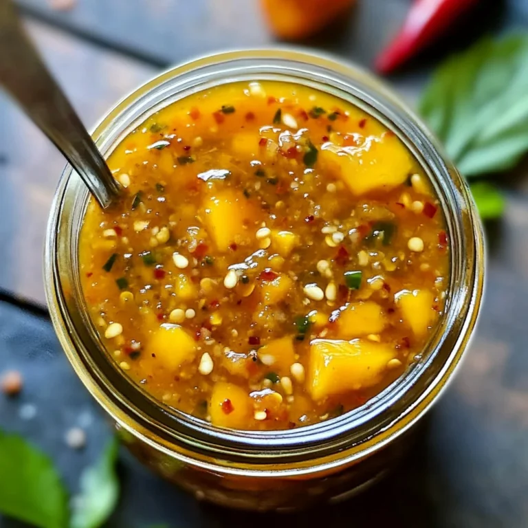 Mango Habanero Honey Garlic Sauce