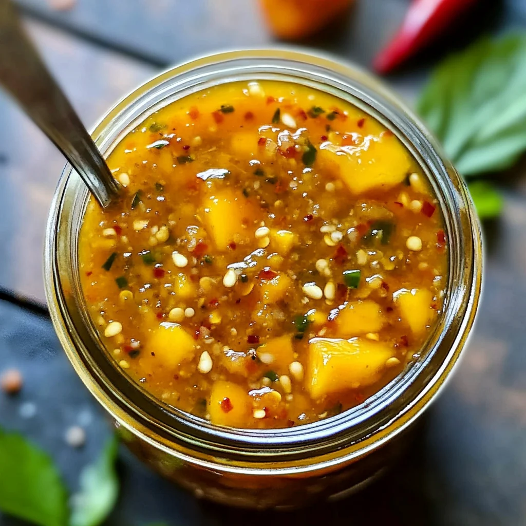 Mango Habanero Honey Garlic Sauce