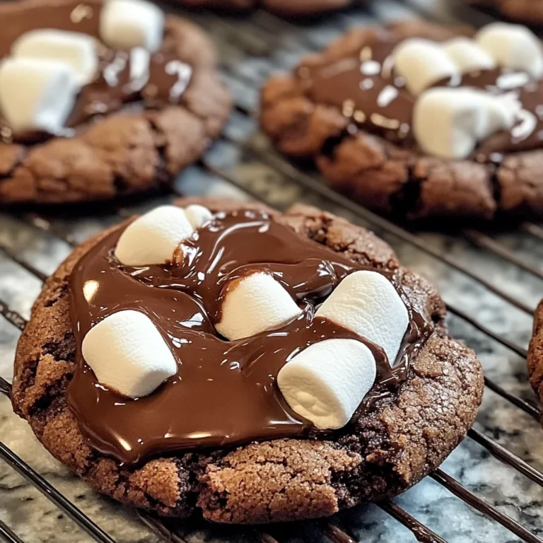 Marshmallow Hot Cocoa Surprise Cookies Recipe