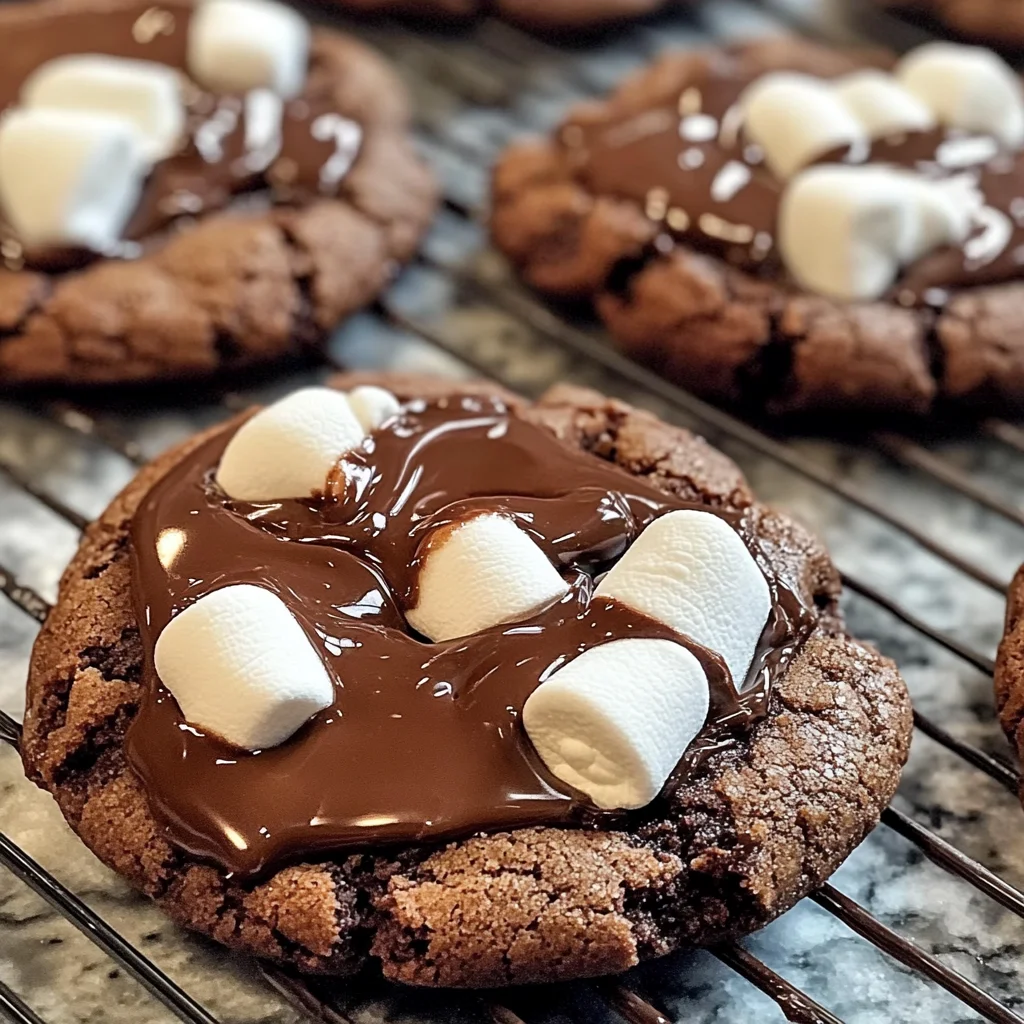 Marshmallow Hot Cocoa Surprise Cookies Recipe