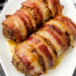 Mini Turkey Bacon Wrapped Meatloaf Recipe