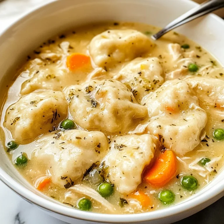 One Pot Chicken Dumpling Soup (with refrigerated biscuit dough!)