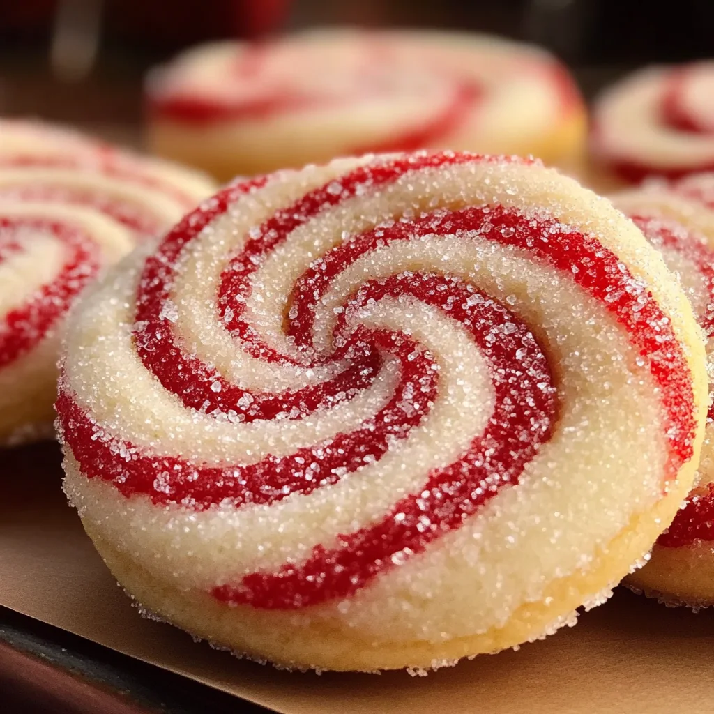 Peppermint Swirl Cookies