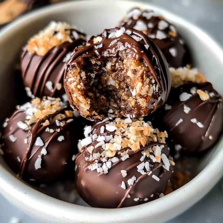 Samoa Cookie Protein Balls