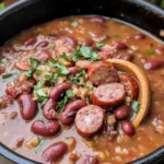 Slow Cooker Cajun Red Beans and Rice