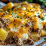 Slow Cooker Cowboy Potato Casserole