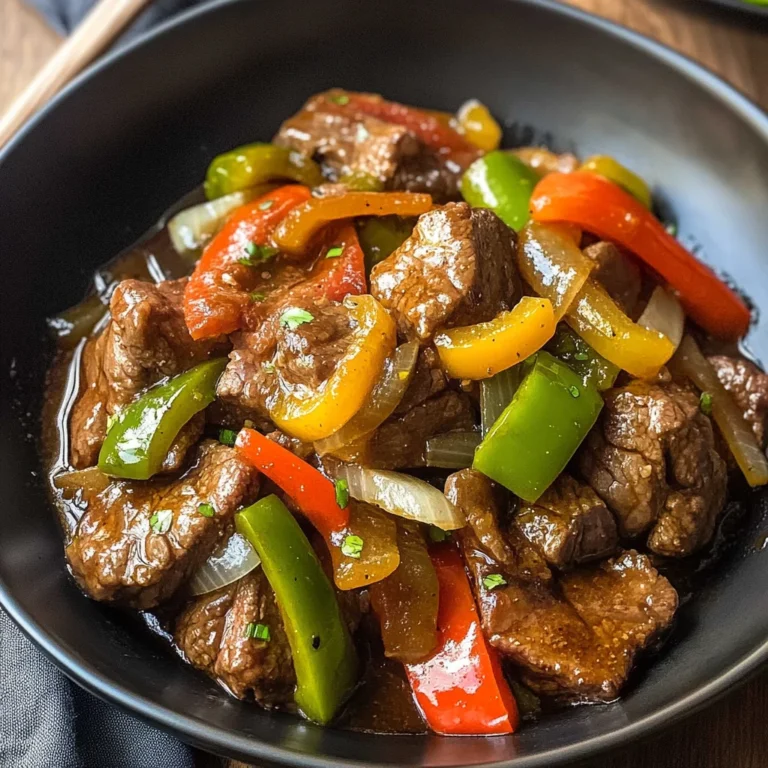 Slow Cooker Pepper Steak Recipe