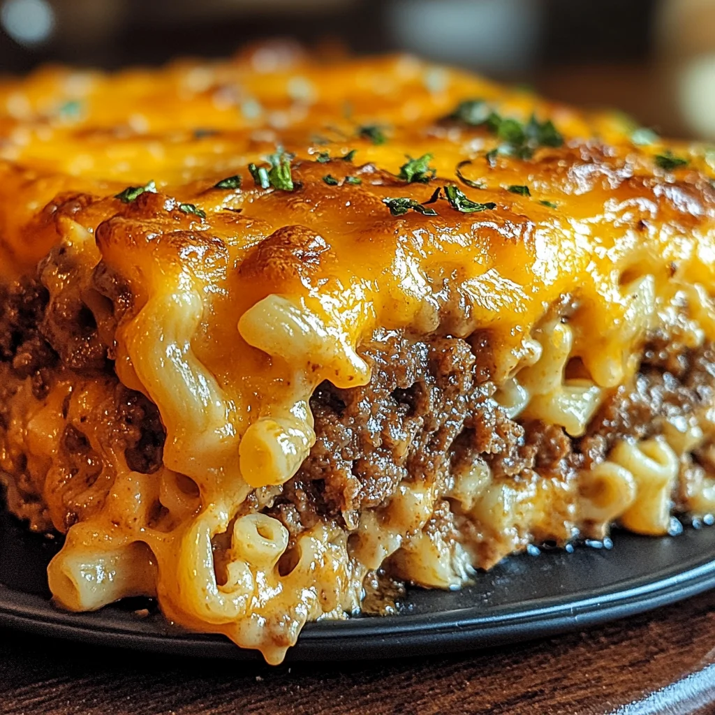 The BEST Mac and Cheese Meatloaf Casserole