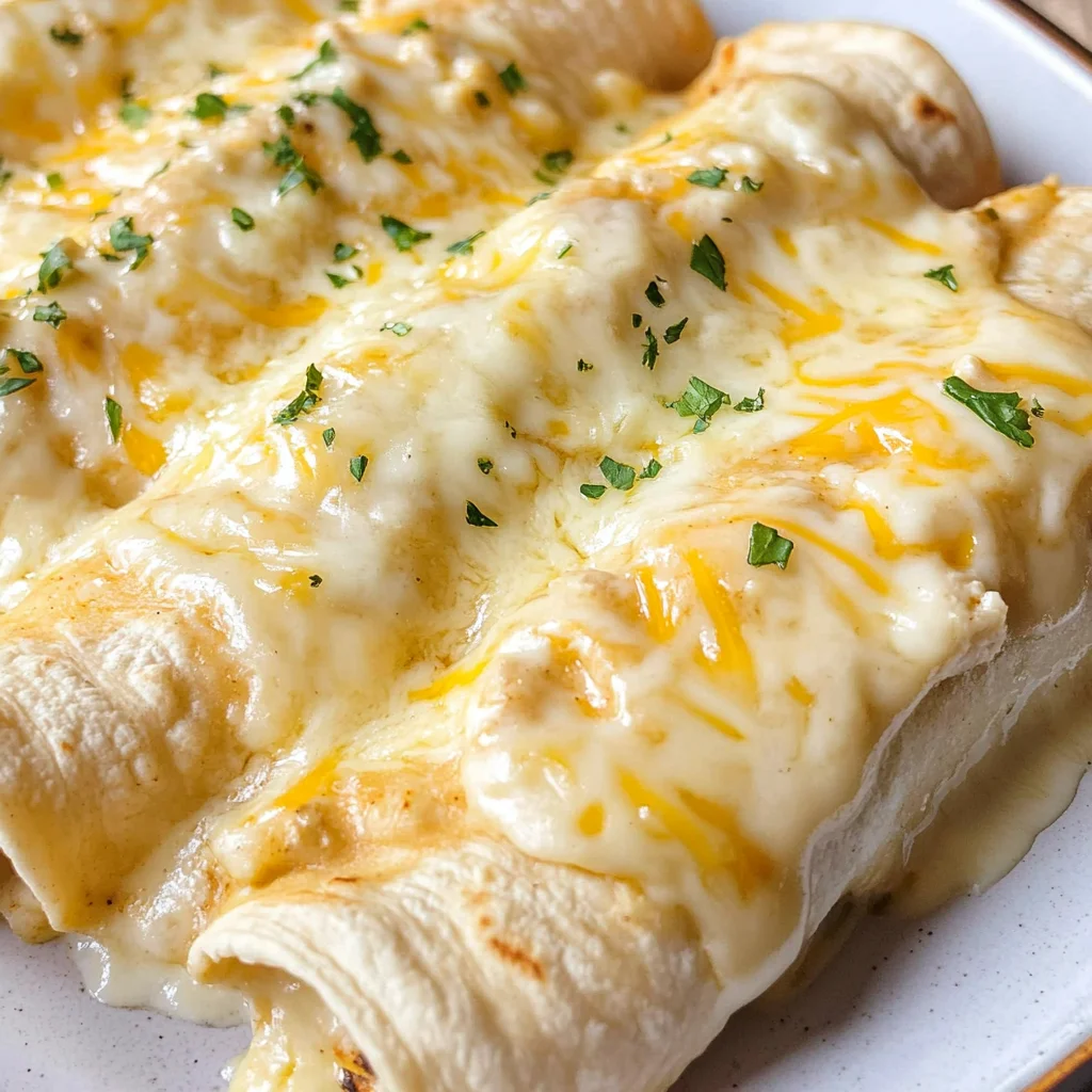 White Chicken Enchiladas