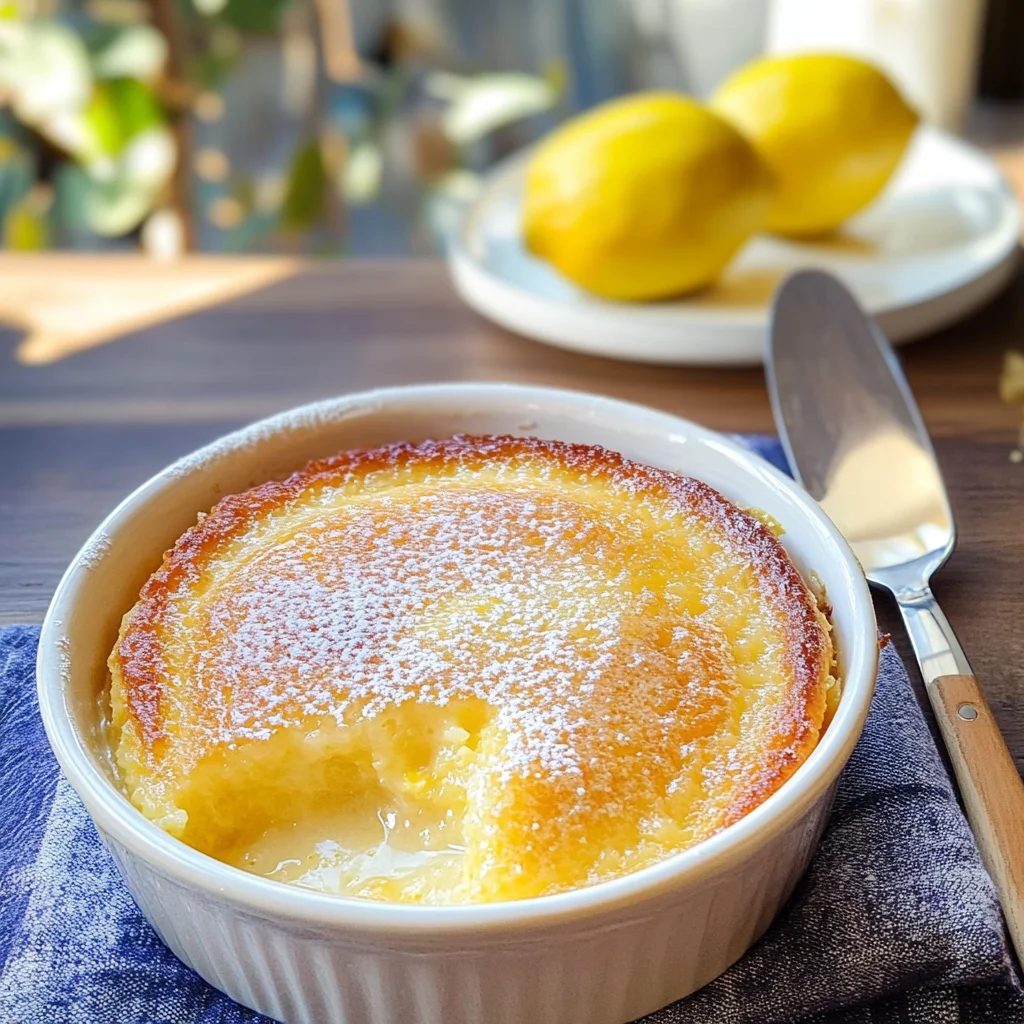 Baked Lemon Pudding