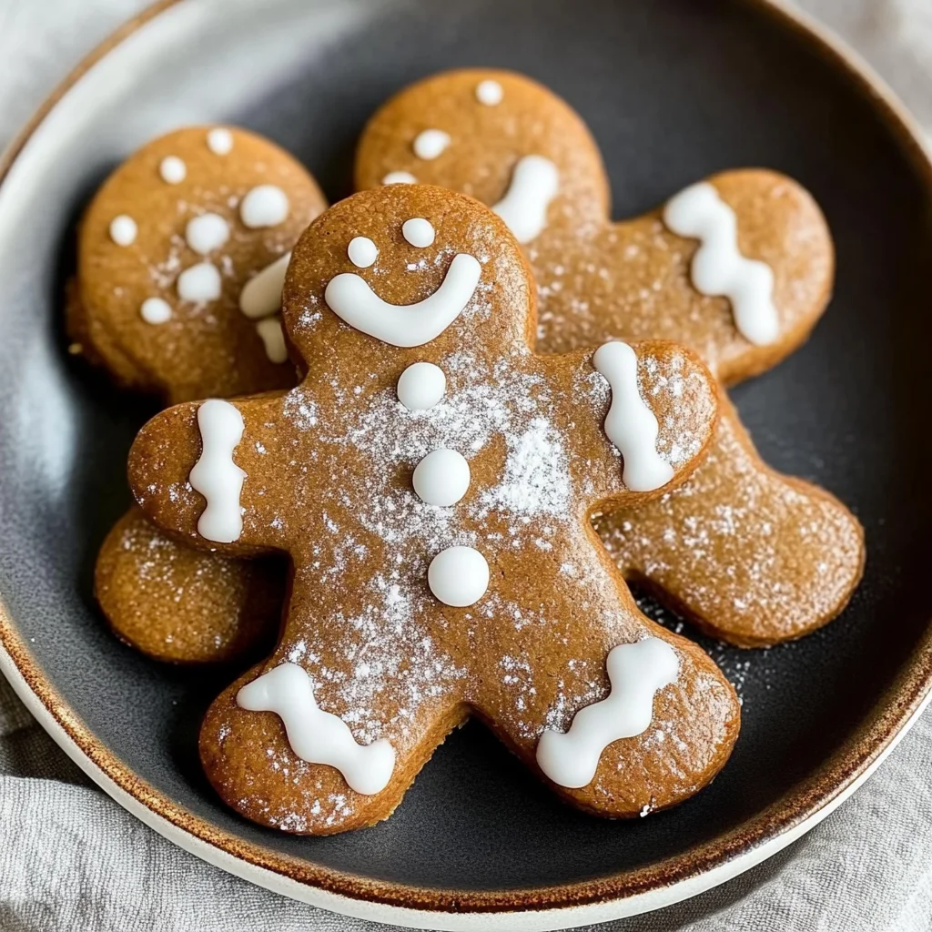 Chewy Gingerbread Man Cookies
