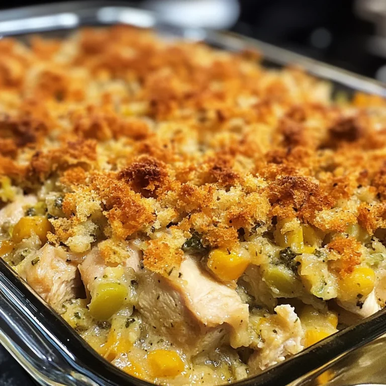 Chicken and Stuffing Casserole Recipe
