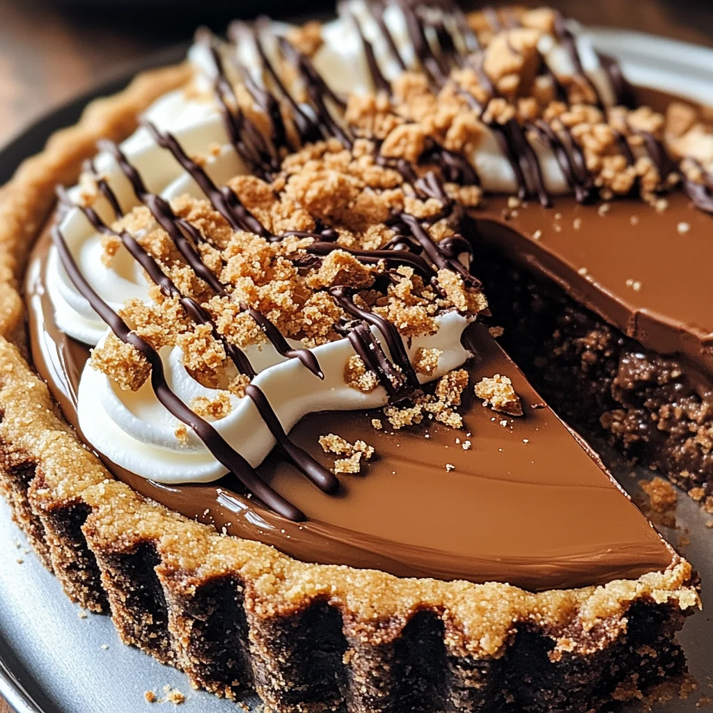 Chocolate Biscoff Tart