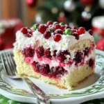 Christmas Cranberry Poke Cake Recipe