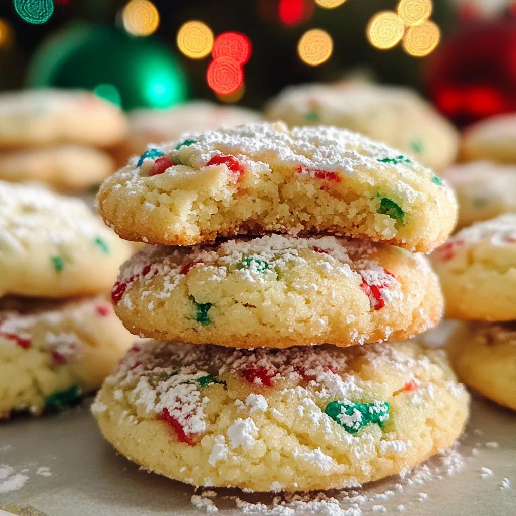 Christmas Gooey Butter Cookies