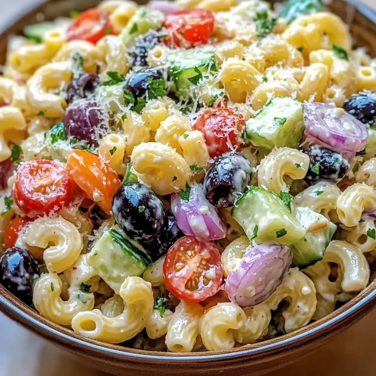 Classic Creamy Italian Macaroni Salad