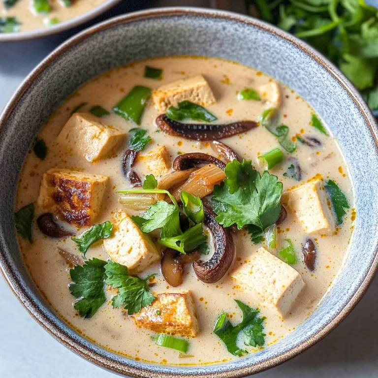 Coconut Tofu Soup