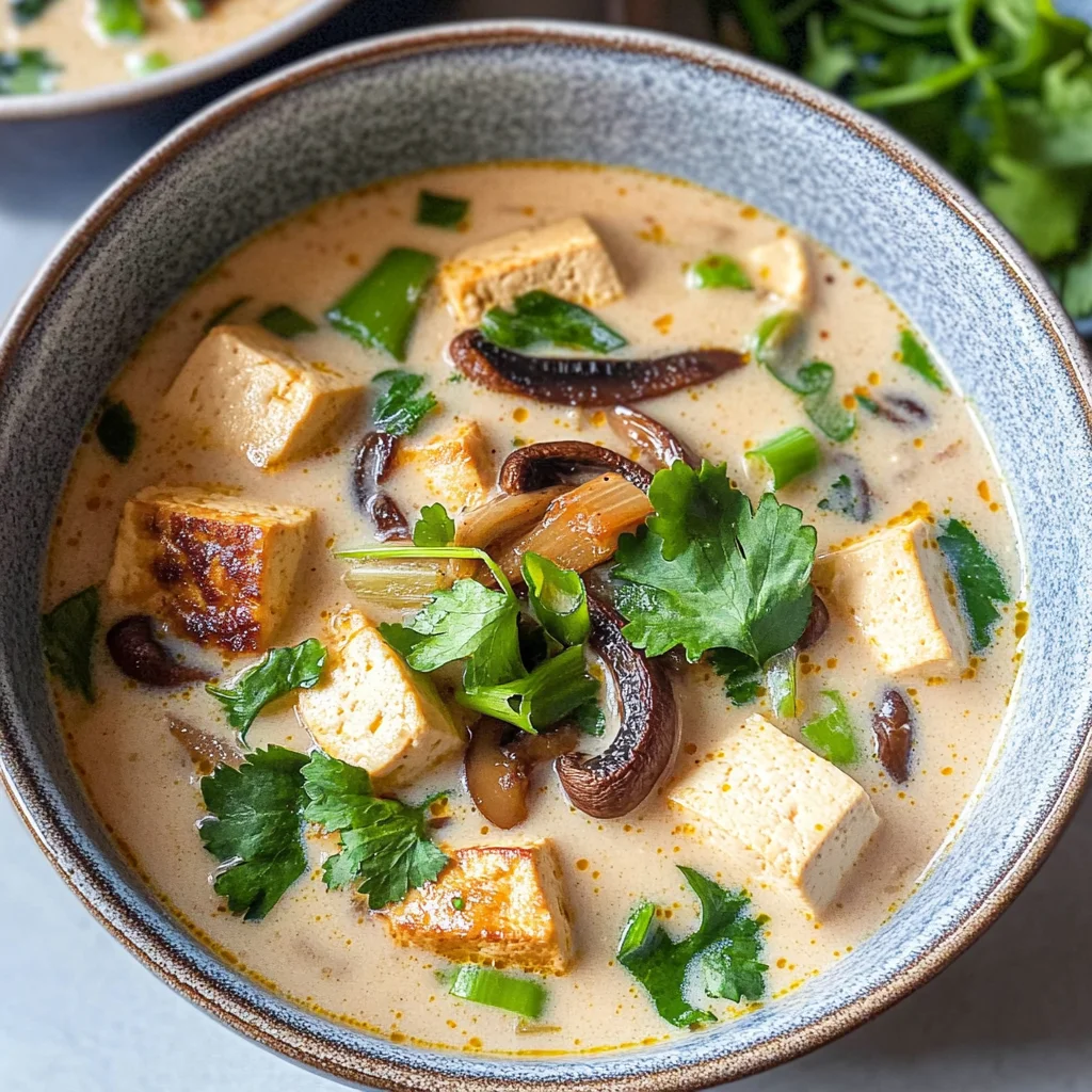 Coconut Tofu Soup