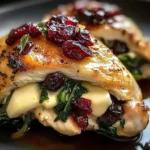 Cranberry & Spinach Stuffed Chicken with Brie: An Amazing Ultimate Recipe