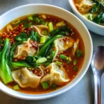 Deconstructed Wonton Soup