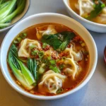 Deconstructed Wonton Soup