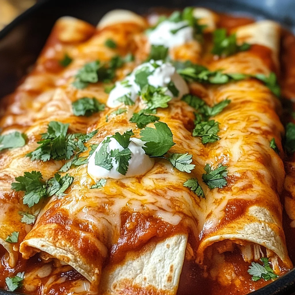 Delicious Chicken Enchiladas