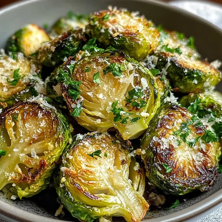 Delicious Garlic Butter Roasted Brussels Sprouts: A Flavorful Side Dish Recipe