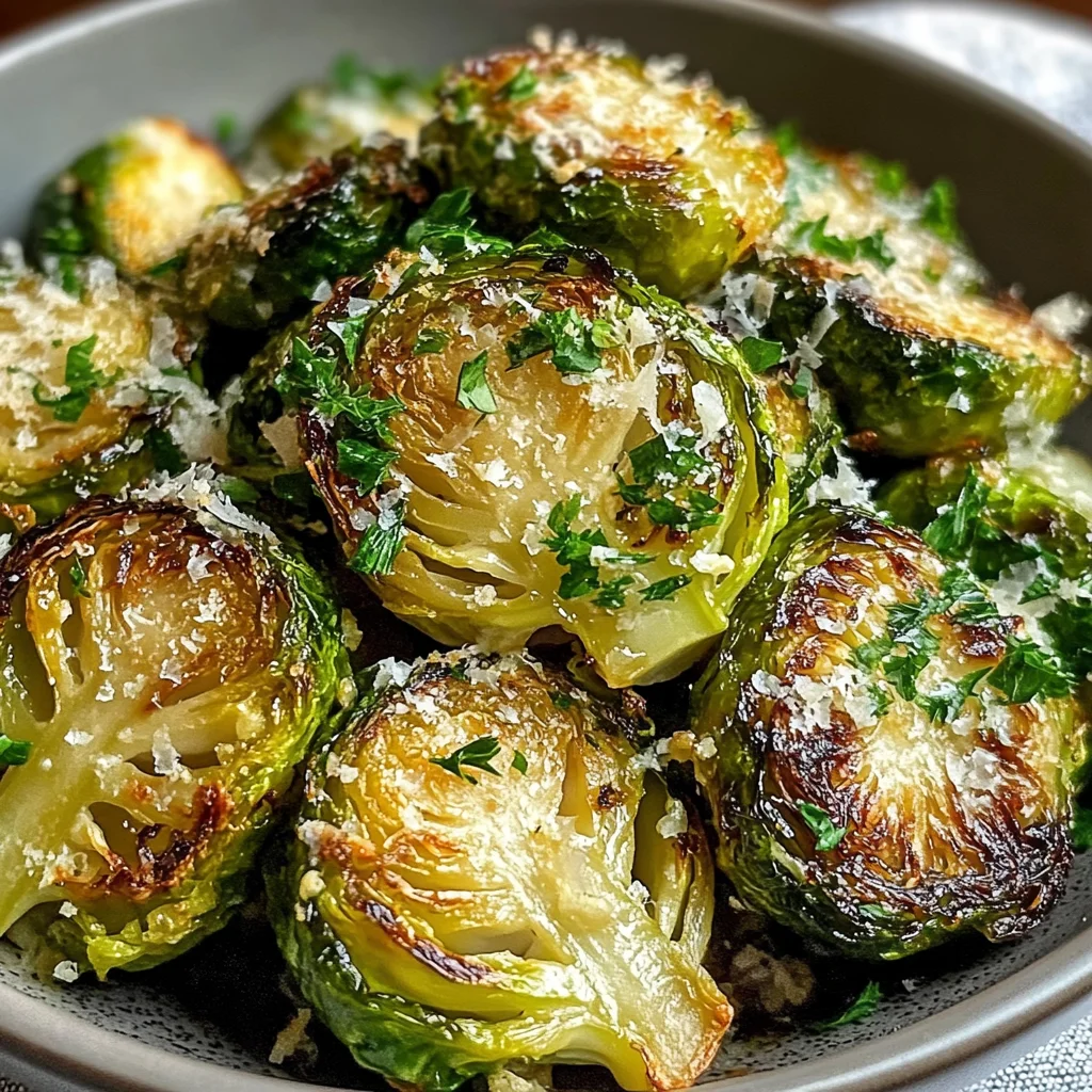 Delicious Garlic Butter Roasted Brussels Sprouts: A Flavorful Side Dish Recipe