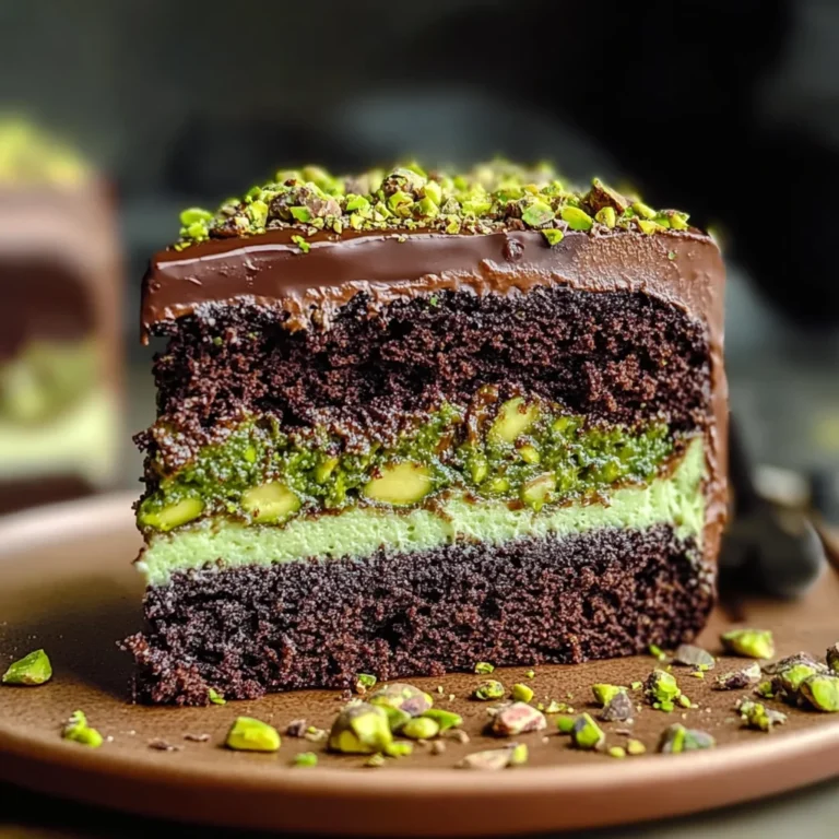 Dubai Chocolate Pistachio Cake