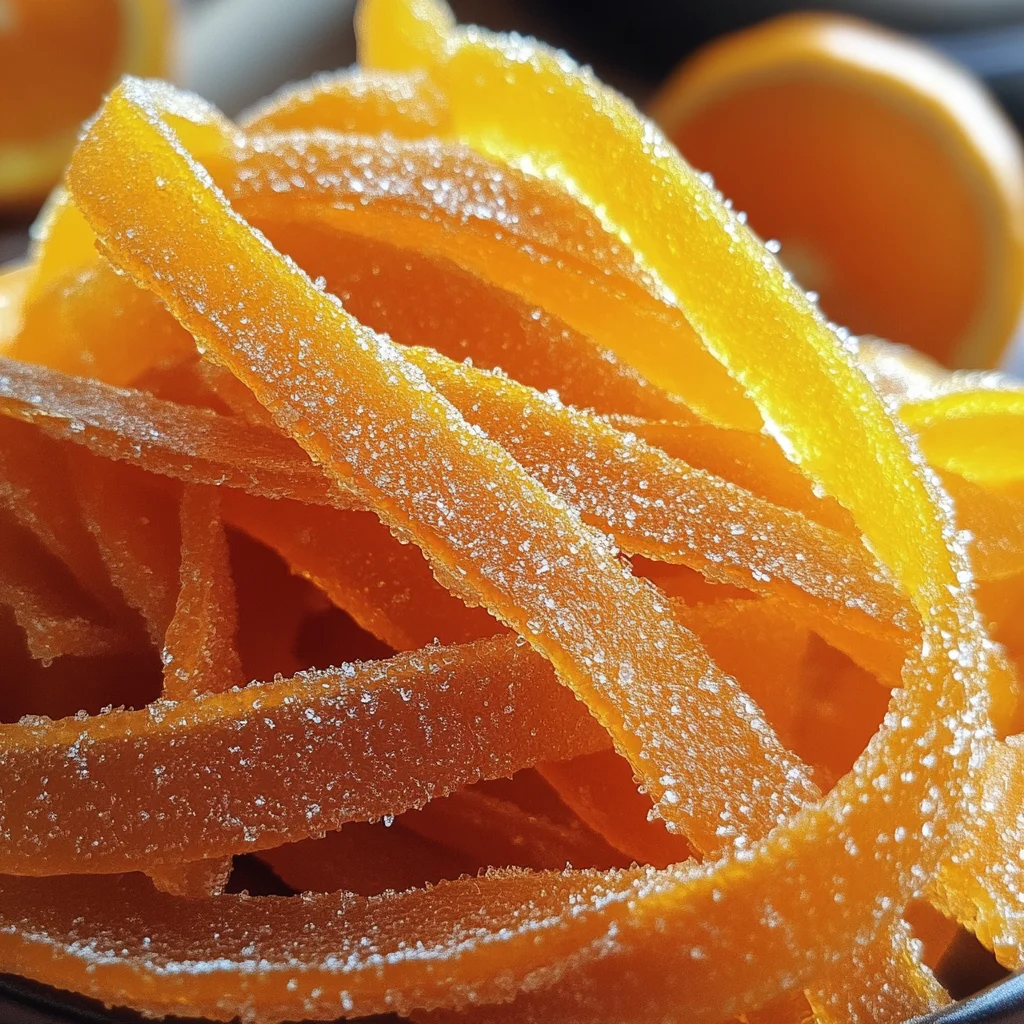 Easy Candied Orange Peel