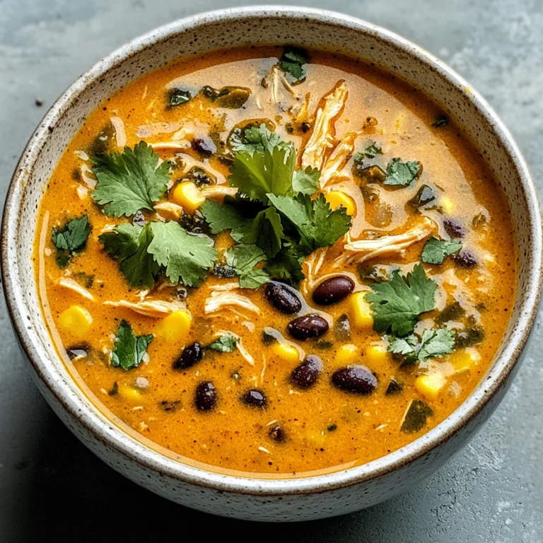 Easy Chicken, Poblano, and Black Bean Soup (Small Batch)