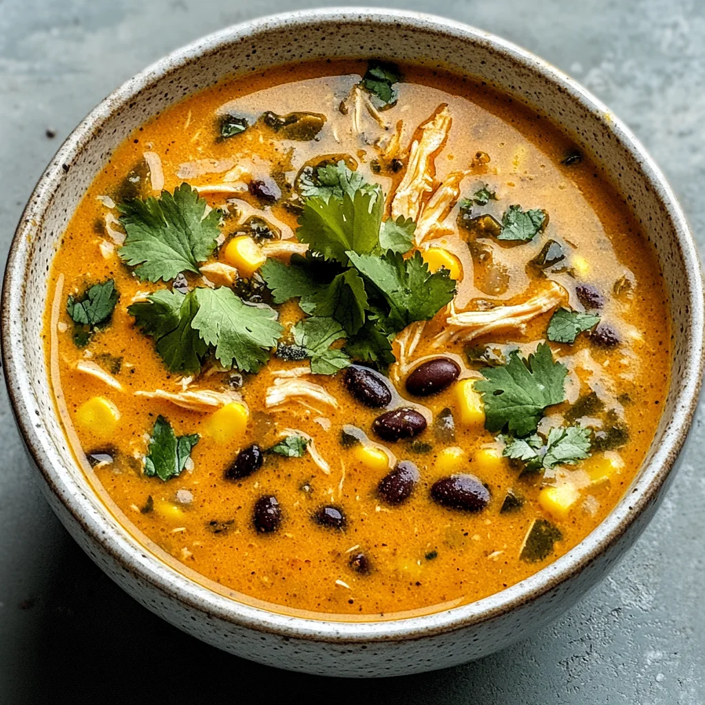Easy Chicken, Poblano, and Black Bean Soup (Small Batch)